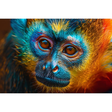 Colourful Monkey Canvas